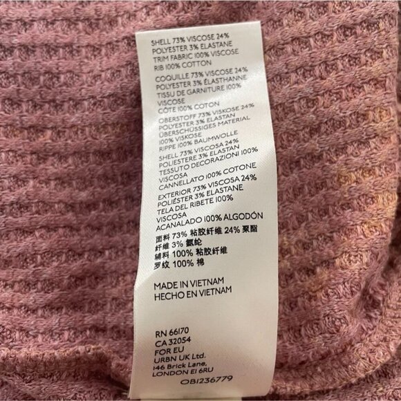 NEW Free People Size Medium Marissa Henley Dress Maxi Waffle Knit - Picture 11 of 12